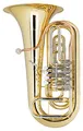 Lechgold BT-13/4L Bb-Tuba - Material: Messing/Goldmessing - Schallbecher: 42 cm - konische Bohrung: 19-20mm - inkl. Koffer - lackiert