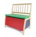 Geuther Kindersitzgruppe Truhenbank Bambino aus Holz – Sitzbank mit Stauraum & Deckelbremse