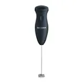 Severin Milchaufschäumer Stab, kompakter Milchschäumer aus Edelstahl, elektrischer Milchaufschäumer mit Batteriebetrieb und einfacher Handhabung, inkl. 2 Batterien, schwarz, SM 3590