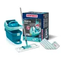 Leifheit Set Wischtuchpresse Profi XL mit Bodenwischer - Türkis
