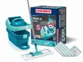 Leifheit Wischmopp Set Wischtuchpresse Profi XL Mobile mit 2x Ersatzbezug micro duo, (5-St), Waschbarer Bezug, Wischbreite 42cm, mit Rollen, 360° Drehgelenk