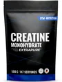 Creatin Monohydrat Pulver - 500g - Extrapure Mikronisiert - Vegan