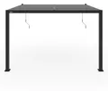 Sojag Lamellen-Terrassen-Überdachung - 1x13x268cm - schwarz - Aluminium / Stahl