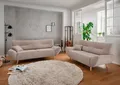 Home affaire Polstergarnitur Drago, modern und zeitlos, aktuelle Formensprache, komfortabel, (Set, 2-tlg., 3-Sitzer und 2-Sitzer), als Sessel/Polsterecke erhältlich, versch. Stoffe, inkl. 2 Zierkissen