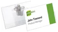 DURABLE Namensschild mit Kombiklemme 90 x 54 mm transparent 5 Schilder