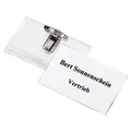 DURABLE Namensschilder mit Kombiklemme 9,0 x 5,4 cm, 5 St.