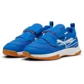 PUMA VARION II V JR Hallenschuh mit Klettverschluss, mit IMEVA-Dämpfung blau 33 EU