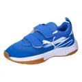 PUMA Unisex Youth VARION II V JR Indoor Court Shoe, PUMA Team ROYAL-PUMA White-Gum, 33 EU