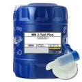 20 (1x20) Liter MANNOL 2-Takt Plus teilsynthetisches Mischöl mit Auslaufhahn