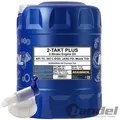 20 LITER MANNOL 2-TAKT PLUS MOTORÖL + HAHN MISCHÖL TEILSYNSTHETISCH / 2T Öl