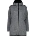 CMP, Parka FIX Hood, 34H2556, Light Grey, D42, Woman
