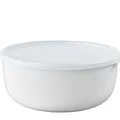 Mepal – Aufbewahrungsbox Kuchen Lumina – Frischhaltedosen mit Deckel für Kühlschrank, Gefrierschrank, Dampfgarer & Mikrowelle – Mikrowellenschüsseln mit Deckel – 3000 ml – White