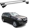 Dachträger Grundtäger für Mercedes GL Klasse X166 2013-2016 75kg Alu Silber 2x