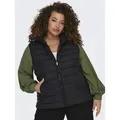ONLY CARMAKOMA Steppweste CARNEW TAHOE HOOD WAISTCOAT CC OTW NOOS schwarz M (46/48)