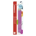Bleistift STABILO pencil 160 Pink Härte HB 3 Stück Bleistifte Set Zeichenstift
