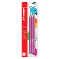 Bleistift - STABILO pencil 160 in pink - Härtegrad HB - 3er Pack
