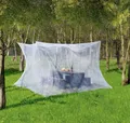 NEU XXL Moskitonetz 300x300x250 cm weiß für Innen Außen Garten Camping Outdoor