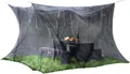 NEU XXL Moskitonetz 300x300x250cm schwarz für Innen Außen Garten Camping Outdoor