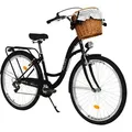 Milordbikes City-Fahrrad, Schwarz, Metall, 46 cm, Freizeit, Sport & Fitness, Fahrräder, Citybike