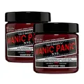 Manic Panic Vampire Red Classic Crème, vegane, tierversuchsfreie, semi-permanente Haarfarbe, 2 x 118 ml