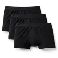 CALIDA Boxershorts Natural Benefit (3er Pack) Single Jersey-Qualität, elastisch schwarz L (52/54)