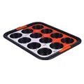 Le Creuset Antihaft Muffinform anthrazit/orange Backform