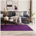 Steffensmeier Teppich Cambridge Young, Rechteckig, Kurzflor Teppich, Wohnzimmer lila 240 cm x 240 cm