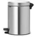 Brabantia Abfalleimer, Silber, Metall, 26.3x30.2x21.7 cm, Küchen, Küchenausstattung, Mülleimer