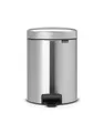 Brabantia,112645,Treteimer AA8mit Inneneimeraus Kunststoff, stahl,Matt Stahl, 5 Liter