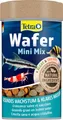 Tetra Wafer Mini Mix - Fischfutter für kleine Bodenfische (z. B. Welse) und Krustentiere, für gesundes Wachstum und Vitalität, 100 ml Dose
