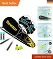 Graphit Badminton Set mit 2 Schlägern und Tragetasche – Für komfortables Spielen