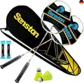 Senston Graphit Badminton-Set Leichtgewicht Badmintonschläger mit