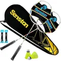 Leichtgewichtiges Graphit Badminton-Set mit Schlägertasche für Training