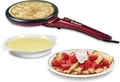 Beper Crêpesmaker Elektrischer Crêpes Maker 800W mit Antihaftplatte & Teigbehälter, 800 W, Ø 20 cm