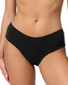 Nur Die 5er Pack Hipster Slip Mehrfarbig aus Baumwolle Stretch Unterwäsche Unterhosen Basic Mehrpack Damen, schwarz, L