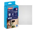 tesa Fliegengitter-Gewebe Premium für Fenster, Insektenschutz mit Klettband - 170x180 cm, (Packung, 1-St., Fliegennetz, Klettband, Andrück und Schneidehilfe), mit starkem Klettband, rückstandsfrei entfernbar, zuschneidbar
