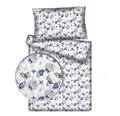 KiGATEX Kinderbettwäsche KiGATEX Set 2-teilig, 100x135 + 40x60 cm, für Mädchen + Jungen, 100% Baumwolle, weich & atmungsaktiv, waschbar bei 60°C