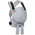 Hoppediz Babytrage, Grau, Textil, 26.5x7.2x38.5 cm, SGS-geprüft, Baby on Tour, Babytragen & Tragetücher
