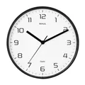 MAUL Wanduhr MAULdrip weiß schwarz Kunststoff, Ø 25,0 cm