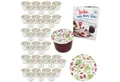 MamboCat Einmachglas 40er Set Sturzglas 230ml Einmachglas Wald-Erdbeere Deckel, Glas
