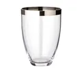 EDZARD Dekovase Charlotte, Vase, Kristallglas, mundgeblasen, Ø 19 cm