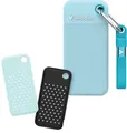 VERBATIM Pocket Festplatte, 1 TB SSD, extern, Polar Blue