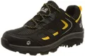 Jack Wolfskin Jungen Unisex Kinder Vojo Texapore Low K Walking-Schuh, Black/Burly Yellow, 30 EU