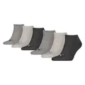 PUMA Herren Damen Sneaker Socken Plain 6er Pack, anthraci/l mel grey/m mel grey (800) 39-42