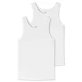 Uncover by Schiesser - Unterhemd/Tanktop - 2er Pack (L Weiß)