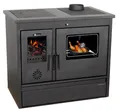 Kaminofen mit Backfach und Herdplatte Holzofen 11 kW Holz Ofen Mehrfachbelegung