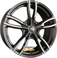 4x MSW MSW 73 Gloss Dark Grey Full Polish 8x18 ET28 5x112