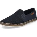 Rieker Herren Low-Top Sneaker B5265, Männer Halbschuhe,Freizeitschuhe,Turnschuhe,Laufschuhe,straßenschuhe,Strassenschuhe,blau (14),43 EU / 9 UK - Blau - 43