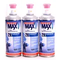 Spray Max 2K Klarlack Matt Benzinfest SprayMax Lackspray 3 X 400ml 680065  .