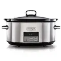 Crockpot Digital-Schongarer Slow Cooker | 7,5 l (10+ Personen) | einstellbare Garzeit | rostfreier Stahl [CSC063X]
